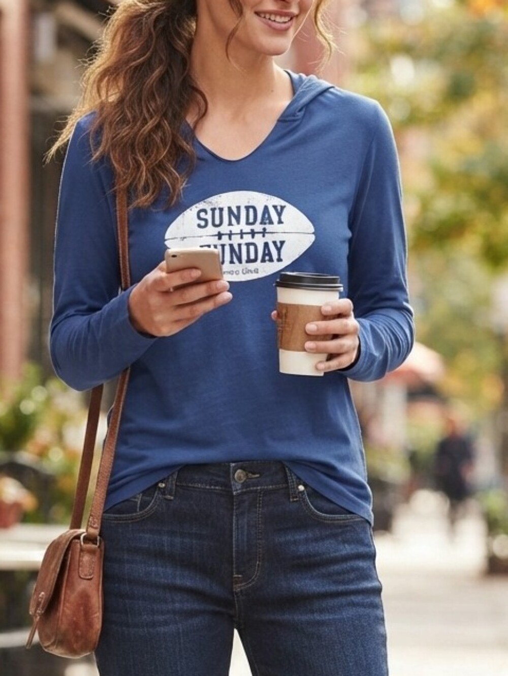 Life is Good "Sunday Funday" Football Hoodie